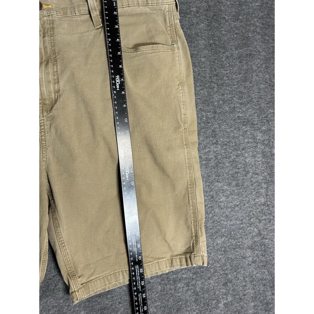 ARIAT REBAR M4 Low Rise Mens Shorts Workwear Casual 42R Khaki Preowned - Picture 3 of 6